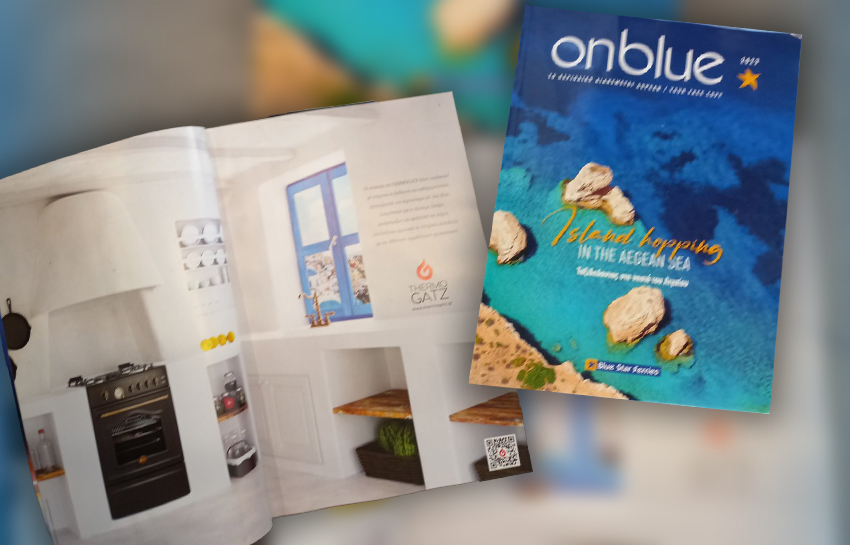 Παρουσίαση της THERMOGATZ στο On Blue των BLUE STAR FERRIES