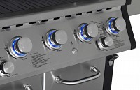 BBQ ΥΓΡΑΕΡΙΟΥ GS GRILL SUPERIOR 4+1+1 ΙΝΟΧ - 21kW