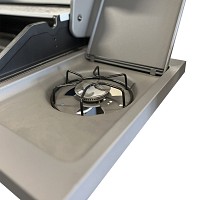 BBQ ΥΓΡΑΕΡΙΟΥ GS GRILL ELITE 3+1 INOX - 11,5 kW