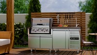 ΕΡΜΑΡΙΟ INOX BBQ TGH-B1-M61 ΜΕ ΣΥΡΤΑΡΙΑ