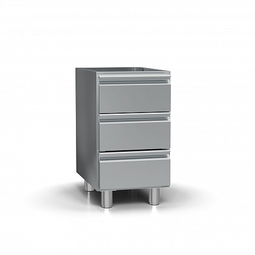 ΕΡΜΑΡΙΟ INOX ΜΕ ΤΡΙΠΛΗ ΣΥΡΤΑΡΙΕΡΑ - χωρίς πάγκο