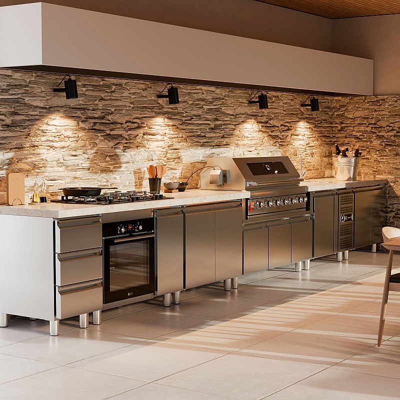 ΕΡΜΑΡΙΟ INOX BBQ TGH-B1-B8B-G ΜΕ ΠΟΡΤΕΣ