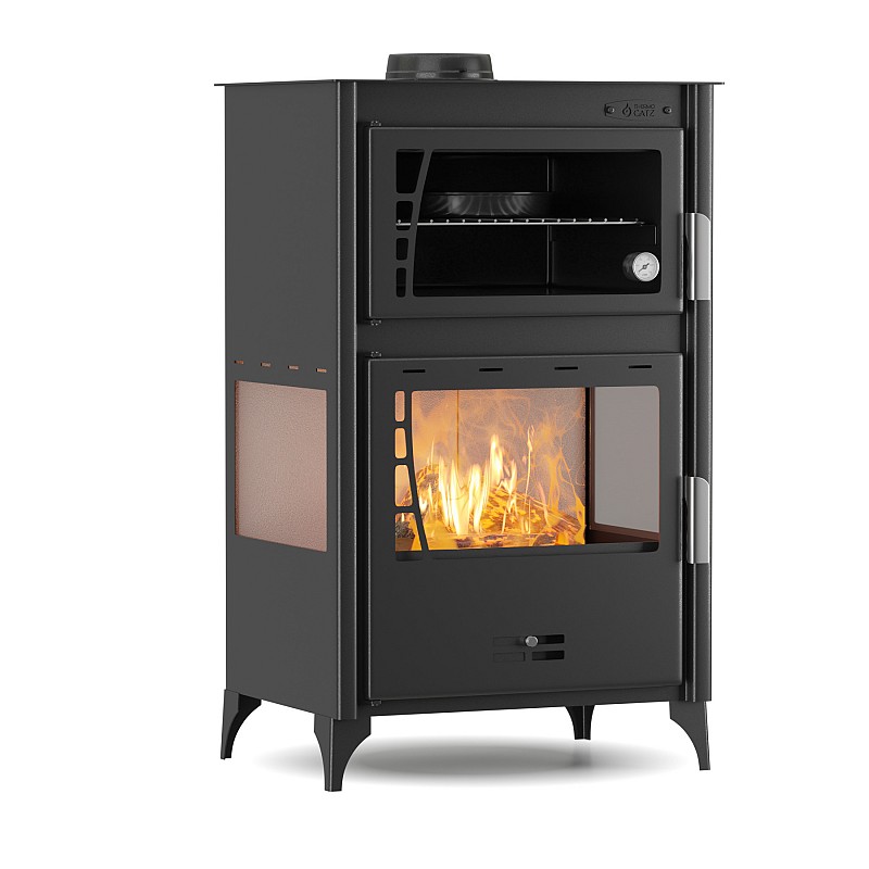 ΣΟΜΠΑ ΞΥΛΟΥ GS 15 SIDE OVEN BLACK