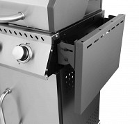 BBQ ΥΓΡΑΕΡΙΟΥ GS GRILL ELITE 4+1 ΙΝΟΧ - 14,5 kW