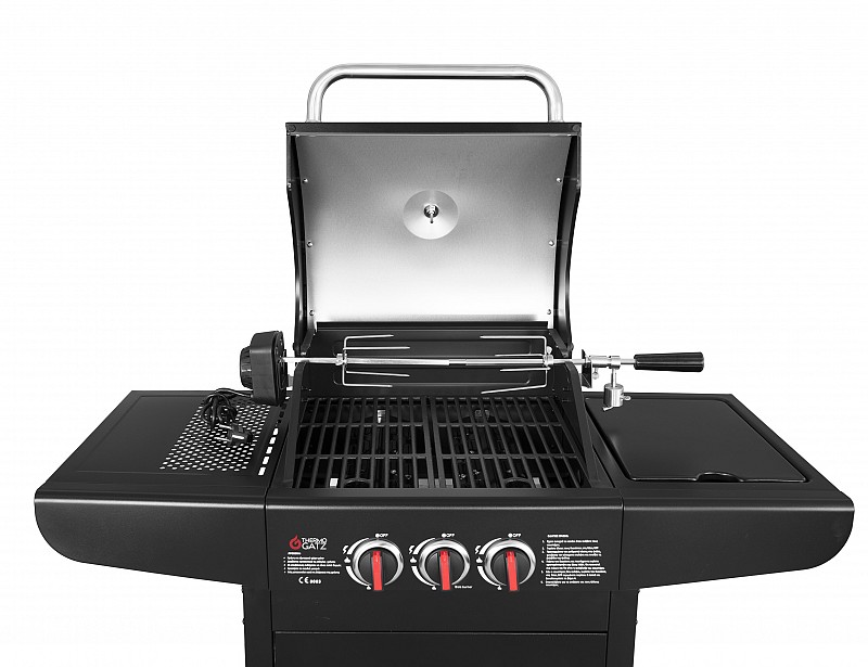 ΣΟΥΒΛΑ INOX ΜΕ ΗΛΕΚΤΡΙΚΟ ΜΟΤΕΡ - Μήκος 89cm + ΧΕΡΟΥΛΙ